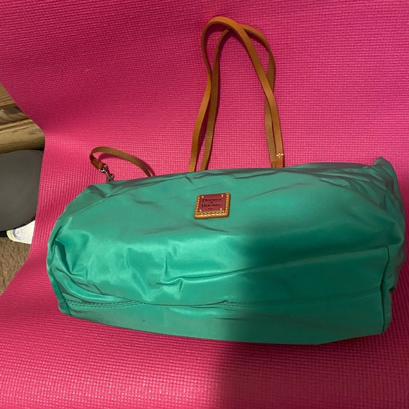 Dooney & Bourke  Aqua large Tote - Picture 9 of 10